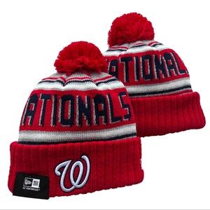 New Era MLB knit Pom beanie Nationals